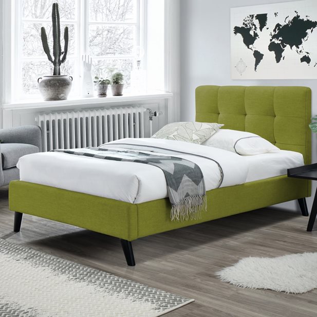 Κρεβάτι Μονό Bella Πράσινο 99 x 214 x 101