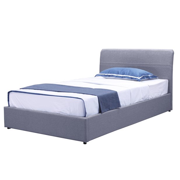 Deniz Grey Single Plus Bed