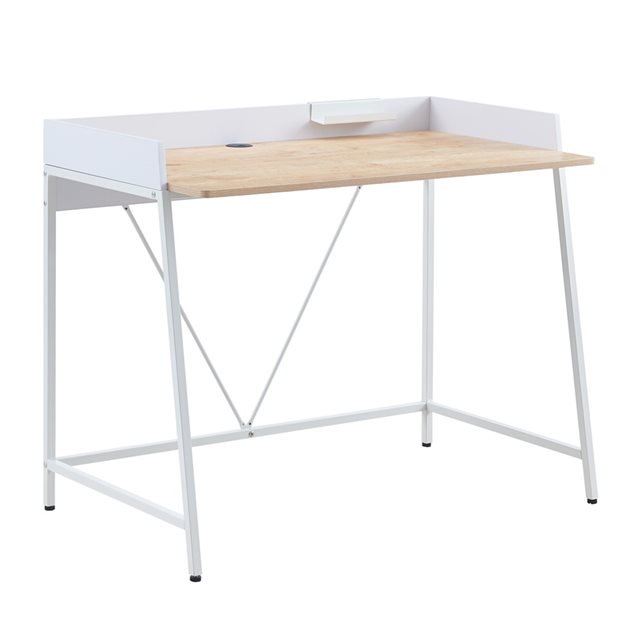 Vejle Sonoma Oak-White Desk 103 x 60 x 84