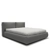 Κρεβάτι Διπλό Marilyn Γκρι Με αποθηκευτικό χώρο και μηχανισμό ανύψωσης 235 x 190 x 95