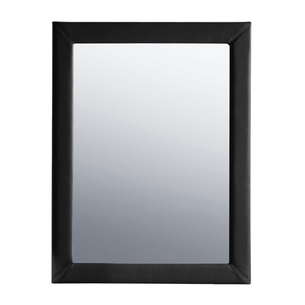Καθρέπτης Δέρμα PU Rimini Mirror Ματ Μαύρο