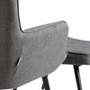 Astrid Antracite Armchair with Footstool