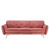 Καναπές Τριθέσιος Provence Rose 212 x 89 x 86