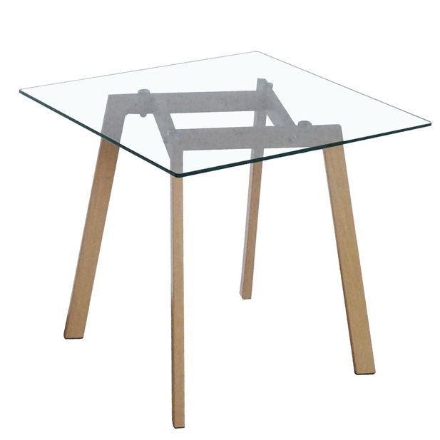 Τραπέζι Βοηθητικό Konrad Γυάλινο 60 x 60 x 55