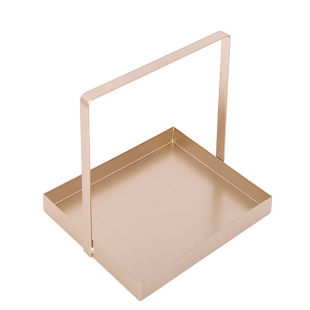 Allure Square Gold Serving Tray