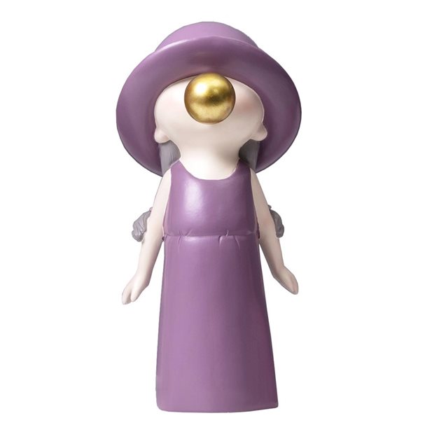 Ollie Violet Decor Figurine