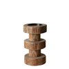 Ivar Tall Wooden Candle Holder