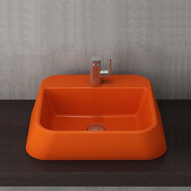 Studio Square Arancio  Countertop Washbasin 55 x 44 x 14