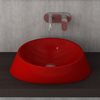 Studio Round Rosso Countertop Washbasin 55 x 44 x 14