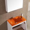 Happy 55 Orange Glassed Washbasin 55 x 34