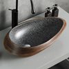 Pierre Bronze Washbasin 60 x 36 x 15