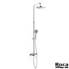 Even-M Single-Lever Mixer Shower System With Adaptable Shelf And Round Head Shower Roca A5A9790C00