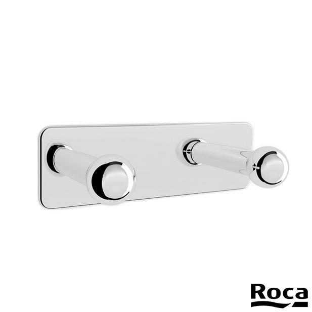 Victoria Double Rode Hook Roca A816651001 Can be mounted without screws