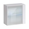 Glass Candy 2 White Shelf Cabinet