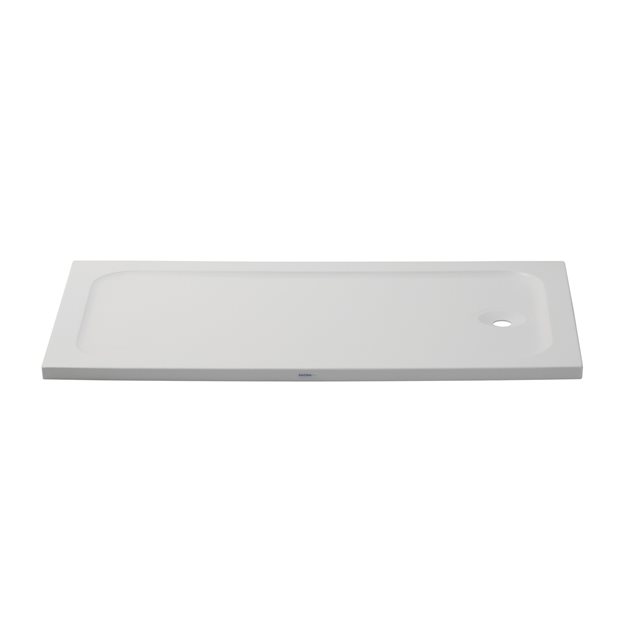Gemstone White Rectangular Shower Tray 140 x 80