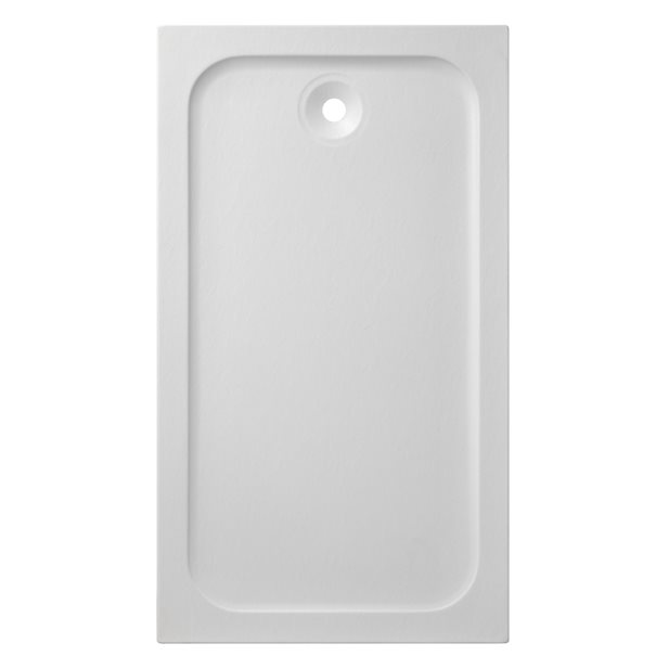 Gemstone White Rectangular Shower Tray 140 x 80