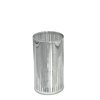 Siana Small Silver Vase with LED