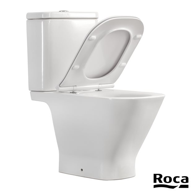 Toilet Set  Roca Debba Square  Rimless with S-trap A 34247900 65,5 x 36,5 x 79