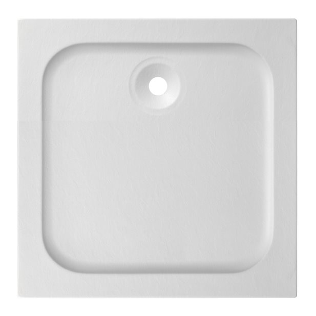 Gemstone White Square Shower Tray 80 x 80