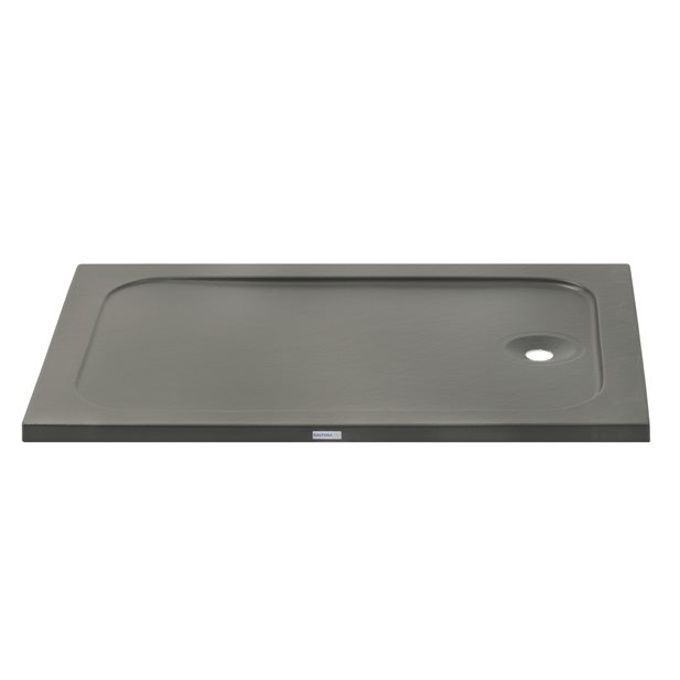 Gemstone Grey Rectangular Shower Tray 110 x 80