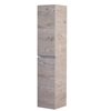 Bathroom Wall Hung Column Unit DEOR Pine Grey 35 x 35 x 166