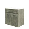 Bathroom Wall Hung Cabinet Cement Line 60 60 x 46