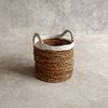 Simons Brown Small Rattan Wood Basket