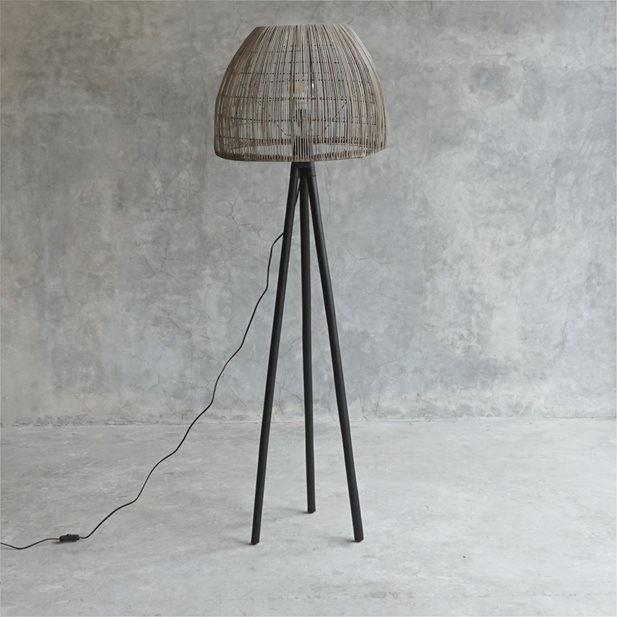 Set Floor Lamp with Dexie Stand and Benny Floor Lamp Shade
