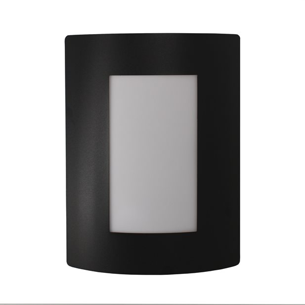 Este Black Outdoor LED Wall Light IP44