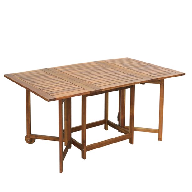 Devon Outdoor Acacia Wood Folding Table
