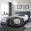 Benna Grey Double Bed 169 x 207.5 x 99.5