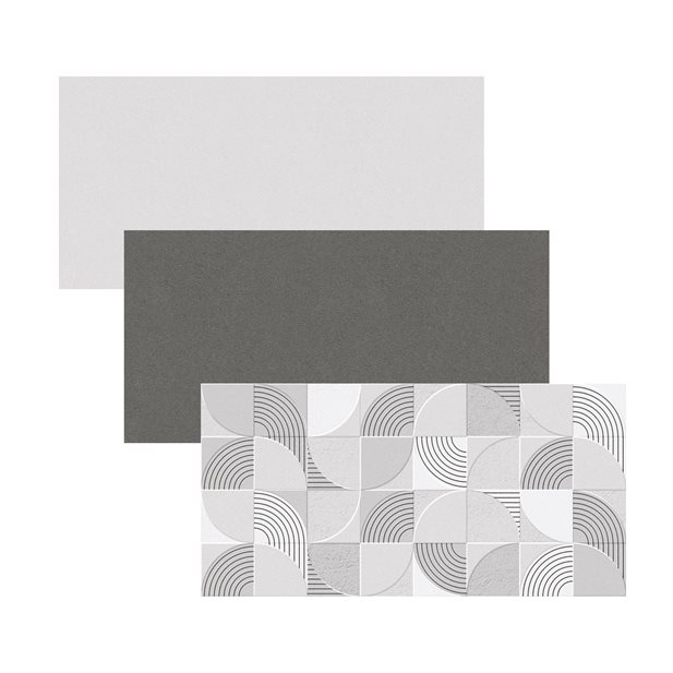 Noda White - Grey & Decor Rectified 30 x 60