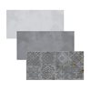 Neba Grey - Dark Grey & Decor Rectified 30 x 60