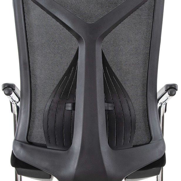 Krohn Black Visitor Chair