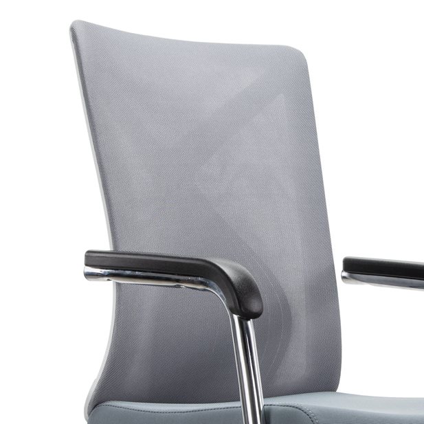 Krohn Grey Visitor Chair