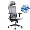 Tiana Grey Office Chair 68 x 71 x 119.5/129.5
