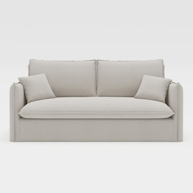 Καναπές Κρεβάτι Πτυσσόμενος Miska Cream 180 x 100 x 85