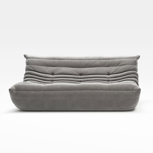 Lotta Grey 3 Seater Sofa