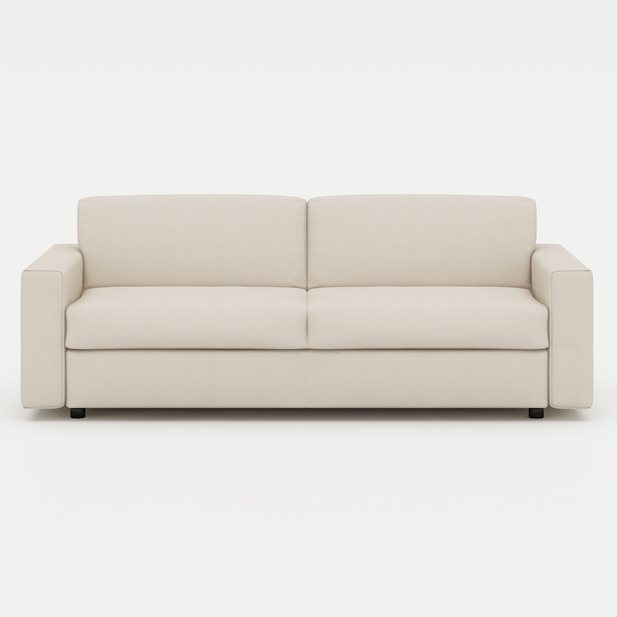Καναπές Κρεβάτι Πτυσσόμενος Villy Cream 208 x 98 x 68