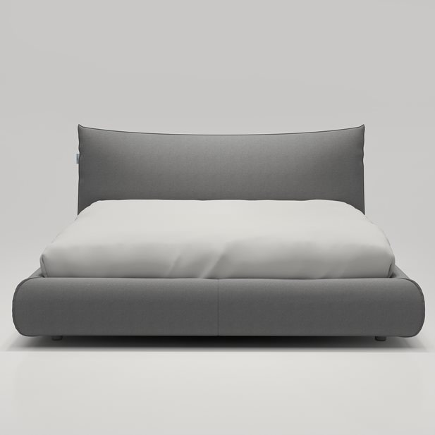 Macy Grey Double Bed 230 x 185 x 102