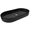 Countertop Washbasin Ines Black 80 x 40 x 10,5