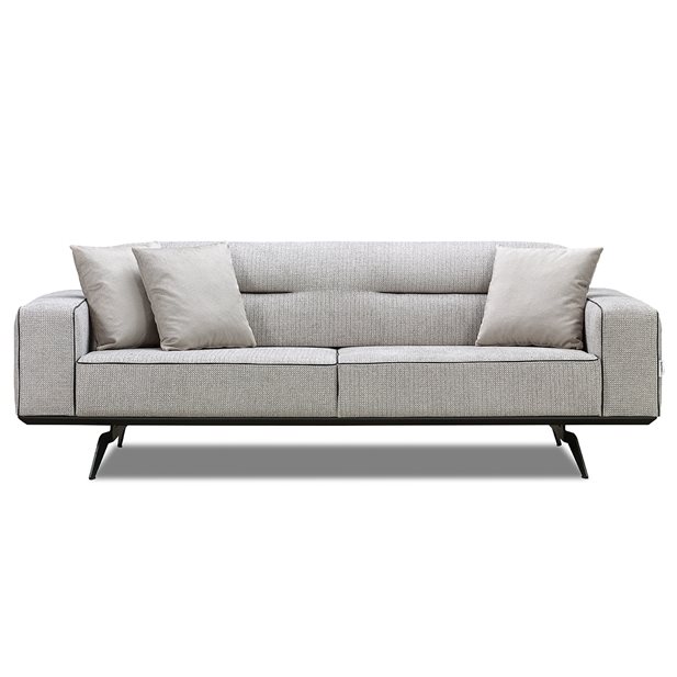 Τριθέσιος Καναπές Κρεβάτι Renata Latte 230 x 95 x 80