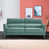 Ariadna Leather Pistachio Green 2 Seater Sofa