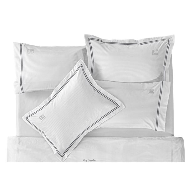 Guy Laroche Oxford Pair Pillow Case Nice Anthracite 52 x 72