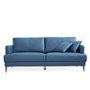 Καναπές Τριθέσιος Elise Δερμάτινος Μπλε 206 x 89 x 86