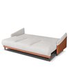 Τριθέσιος Καναπές Κρεβάτι Marcien Cream / Terracotta 210 x 102 x 87