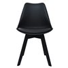 Lea Plus PP Black 4pcs Chair