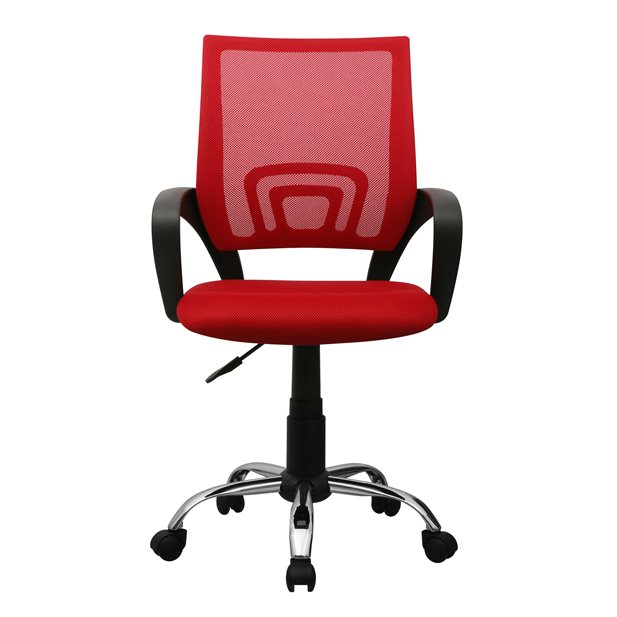 Asher Red Office Chair 56,5 x 59 x 90/100