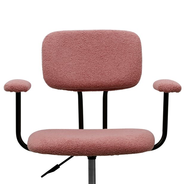 Fluffy Pink Children's Office Chair 65 x 59 x 76/85,5