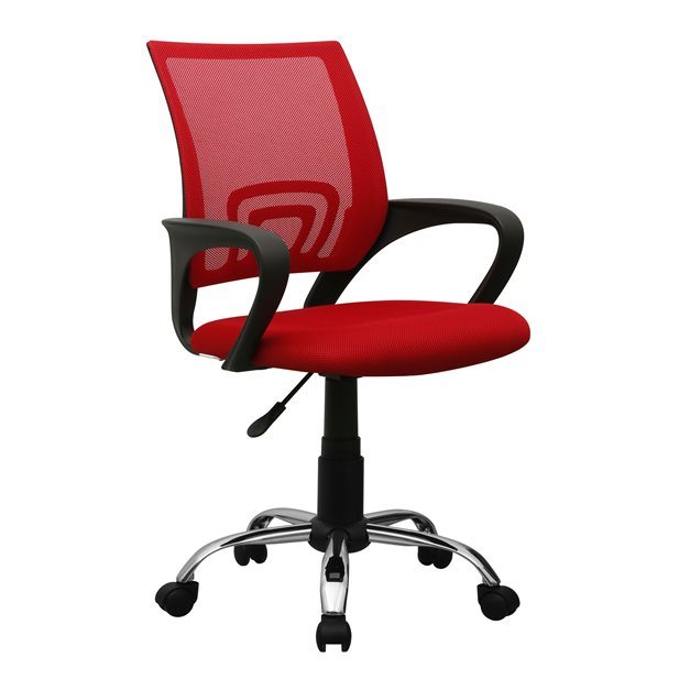 Asher Red Office Chair 56,5 x 59 x 90/100